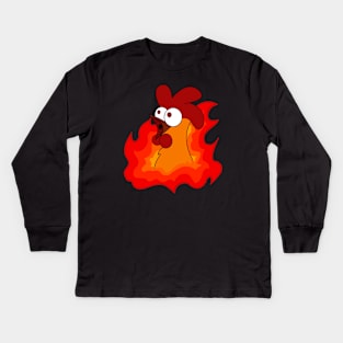 Gilbert Master of the Flame Kids Long Sleeve T-Shirt